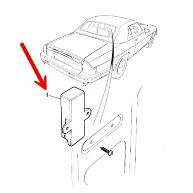 USED Central Door Locking Module  DAC4862